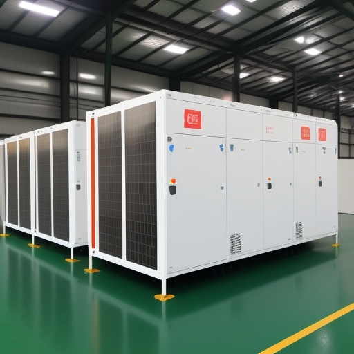 Industrial solar battery storage solution